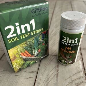 Soil Test Strips 2-in-1 Soil Tester Kit 100 Strips PH & Nitrogen Levels
